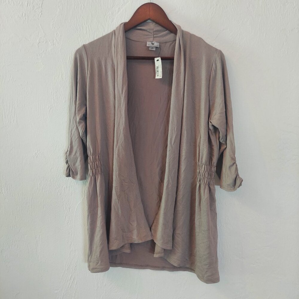 Worthington Open Front Cardigan